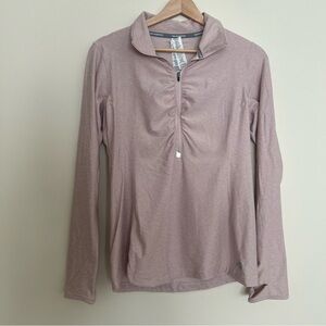 New Balance Light Pink Half-Zip Pullover